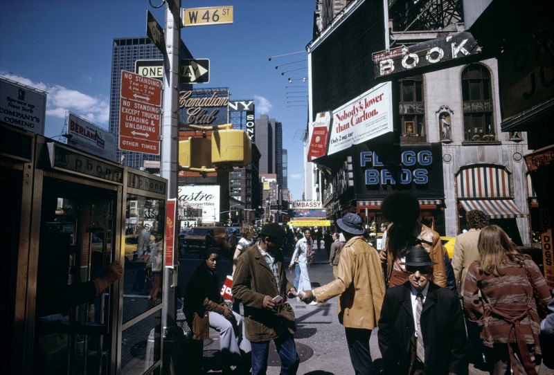 Angle de Broadway et de la 46e rue, New York, 1976
