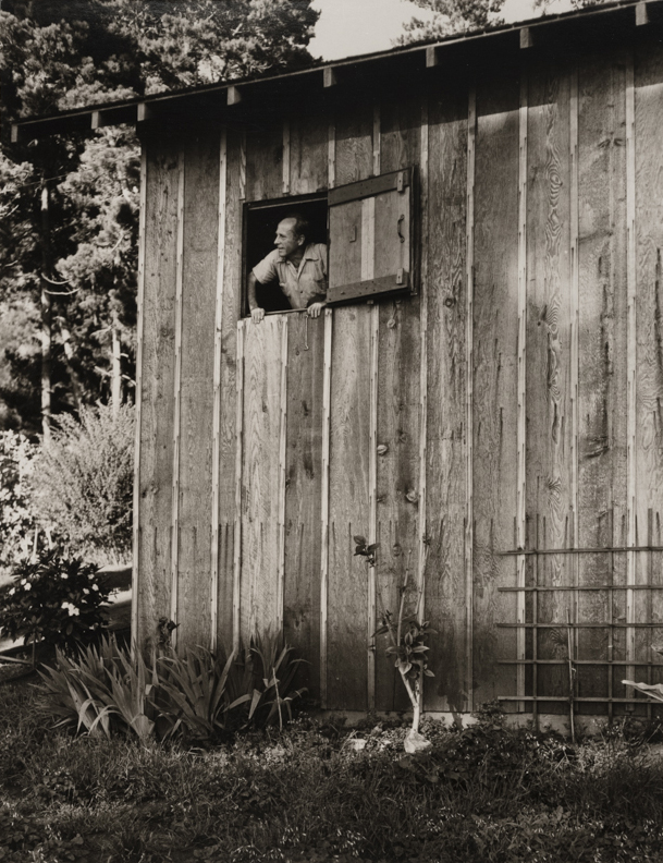 The Edward Weston Looking out of his Darkroom Window, Carmel, CA